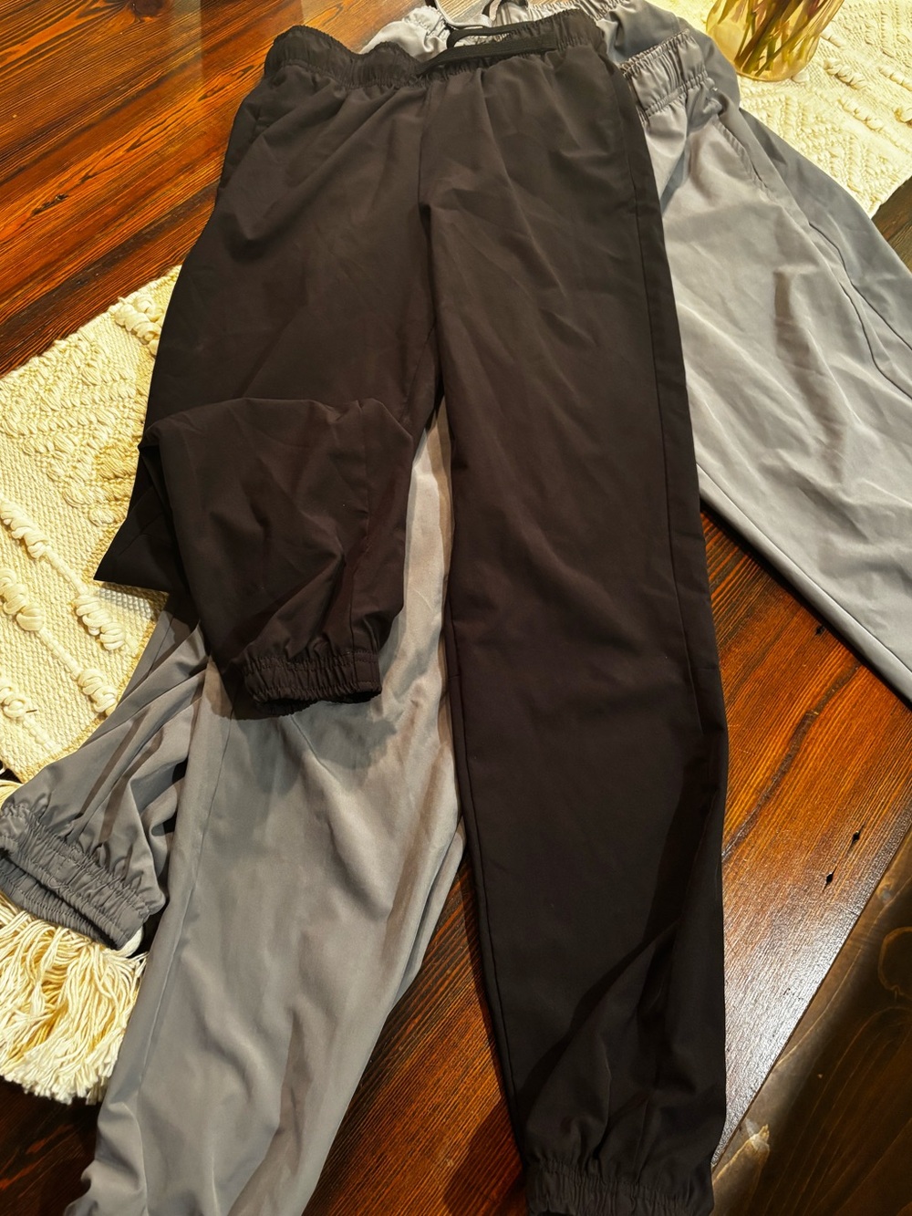 Athletic Works Dri Fit Boys Jogger Pants- 3 pairs